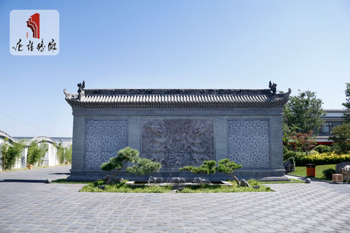 唐語磚雕獨立影壁